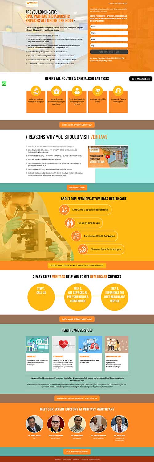 Veritaas: Polyclinic with Diagnostic Laboratory and OPD Services